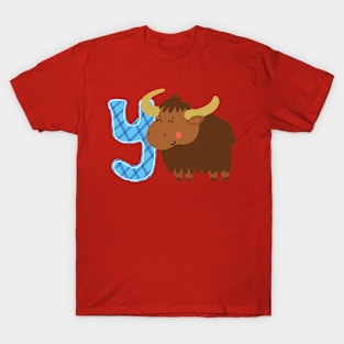 Animal alphabet Y T-Shirt